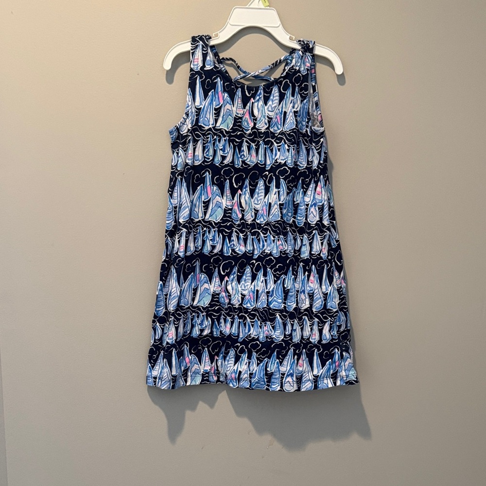 Lilly Pulitzer Navy and White Kids Dress